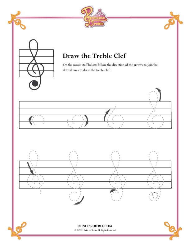 Draw the Treble Clef