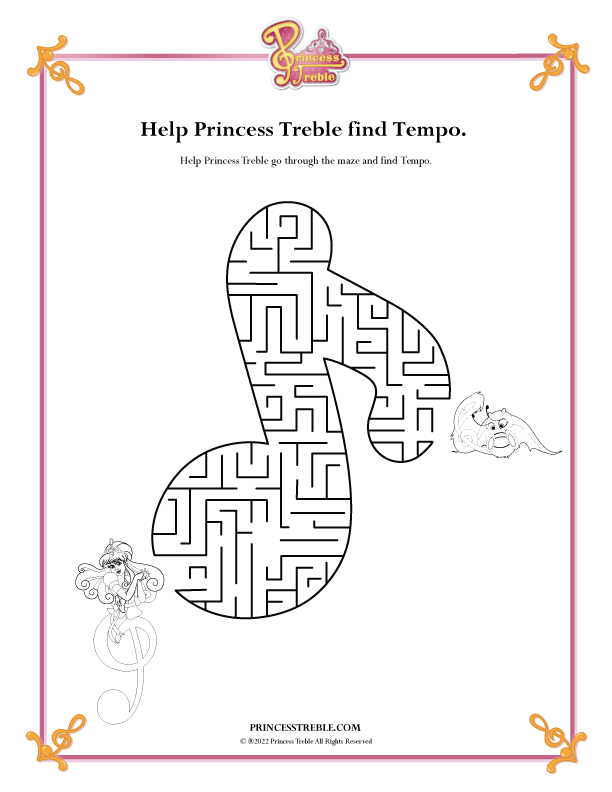 Help Princess Treble find Tempo.